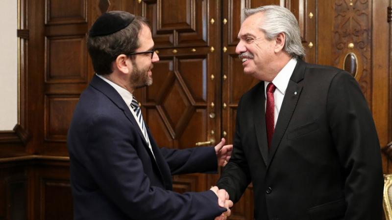 El Presidente reafirmó su compromiso para esclarecer los atentados contra la AMIA y la Embajada